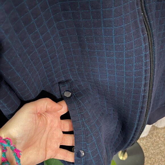 Quilted Rib Trim Bomber Jacket - T by Talbot's - MED - Picture 6 of 9